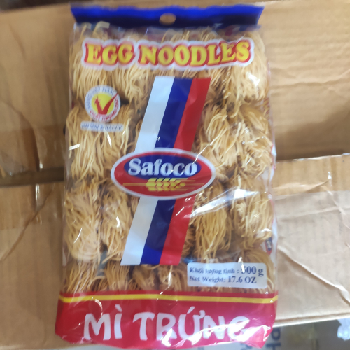 Яичная лапша Safoco Mi Trung Cao Cap 500г (Вьетнам) 