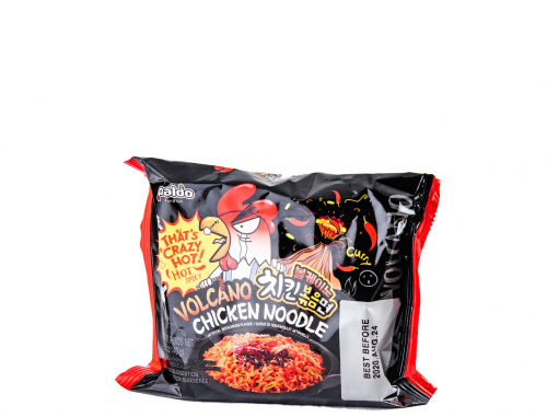 Корейская Пикантная лапша Volcano Koreno Paldo с курицей Phomai 118g