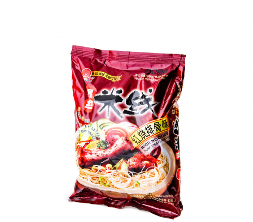 Рисовая Лапша Hezhong Rice Noodle Flavor со вкусом жареных ребрышек 105г (Китай)