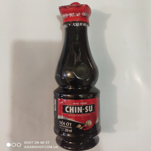 Соевый соус Chin-Su с чесноком и чили, 250мл (Вьетнам)