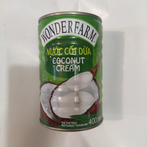 Кокосовый Крем натуральный Wonderfarm Coconut Cream 400ml