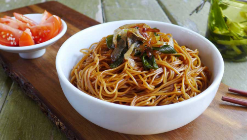Корейская Лапша Koreno Paldo со вкусом грибов (100 гр) (Корея)