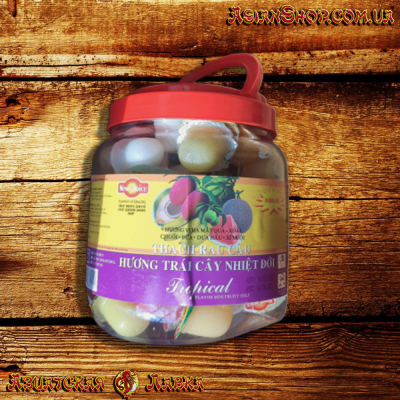 Цукерки New Choice фруктове желе асорті із соком та шматочками фруктів. 1000г (В'єтнам)