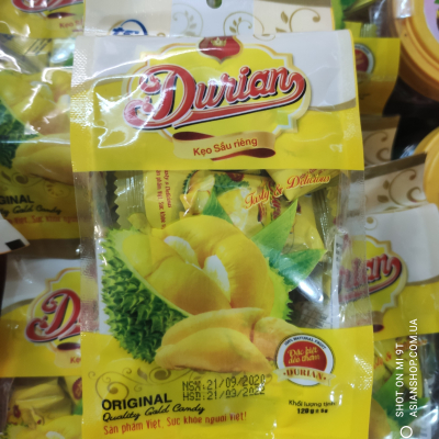 Желейные конфеты со вкусом дуриана