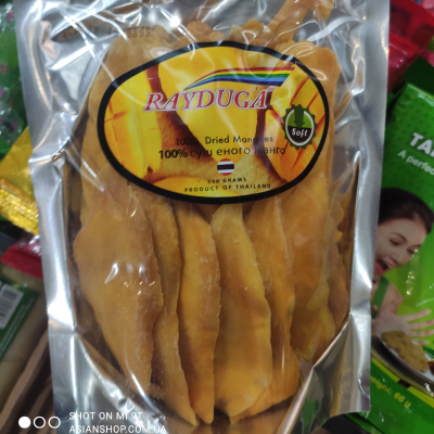 Сушений манго Mango 100% 500g (Таїланд)