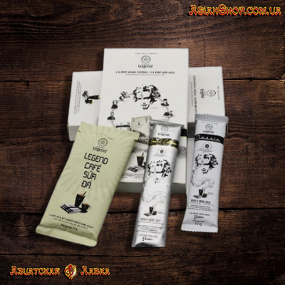 В'єтнамська розчинна кава 3в1 з цукром та вершками Legend TRUNG NGUYEN (3s*25g)
