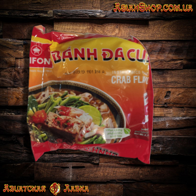 Рисовая лапша быстрого приготовления (краб) Vifon Banh Da Cua 60г (Вьетнам)