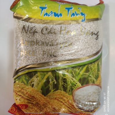 Вьетнамский Клейкий (липкий) рис круглый, белый 1кг