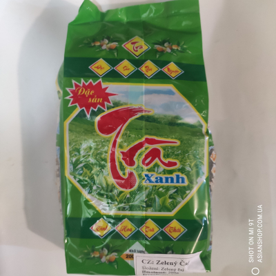 Вьетнамский фирменный Зеленый чай Tra Xanh đặc sản 200г (Вьетнам) 