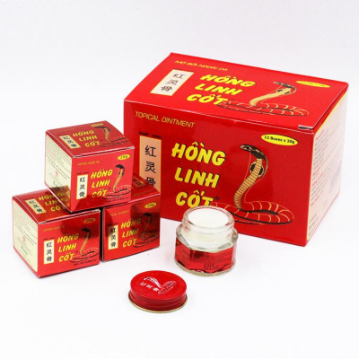 Вьетнамский бальзам с змеиным ядом Hong Linh Cot (кобратоксан) 20г