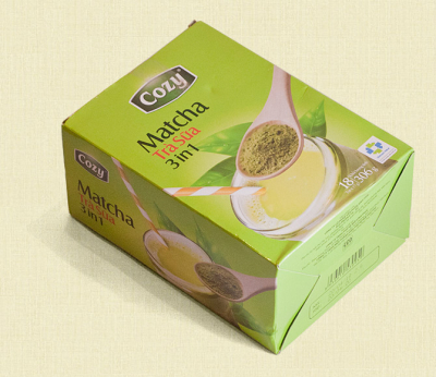 Матча чай з молоком та цукром 3в1 у стиках (18p) Matcha Tra Cozy 306 грам (В'єтнам)