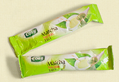Матча чай з молоком та цукром 3в1 у стиках (18p) Matcha Tra Cozy 306 грам (В'єтнам)